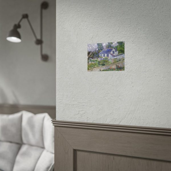 Vincent van Gogh's Houses at Auvers Poster