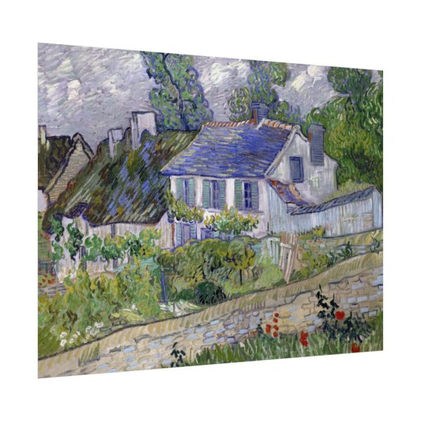 Vincent van Gogh's Houses at Auvers Poster