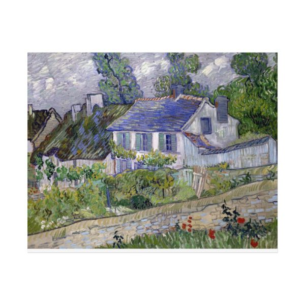 Vincent van Gogh's Houses at Auvers Poster