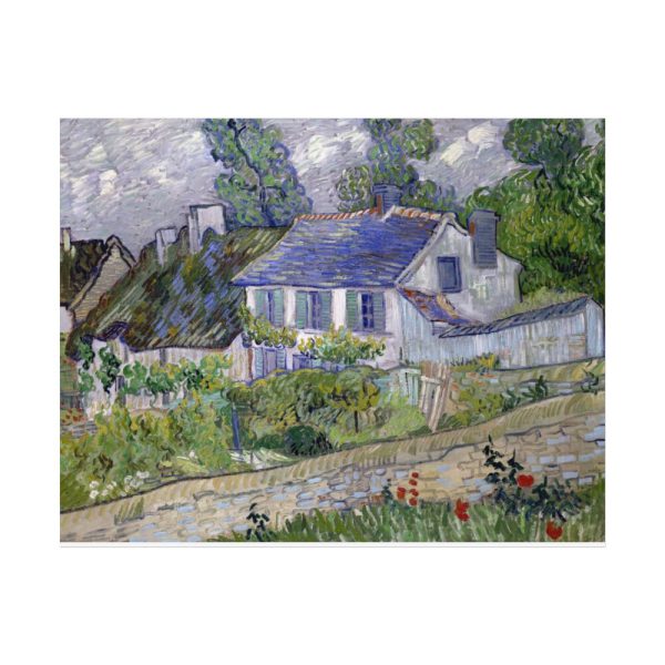 Vincent van Gogh's Houses at Auvers Poster