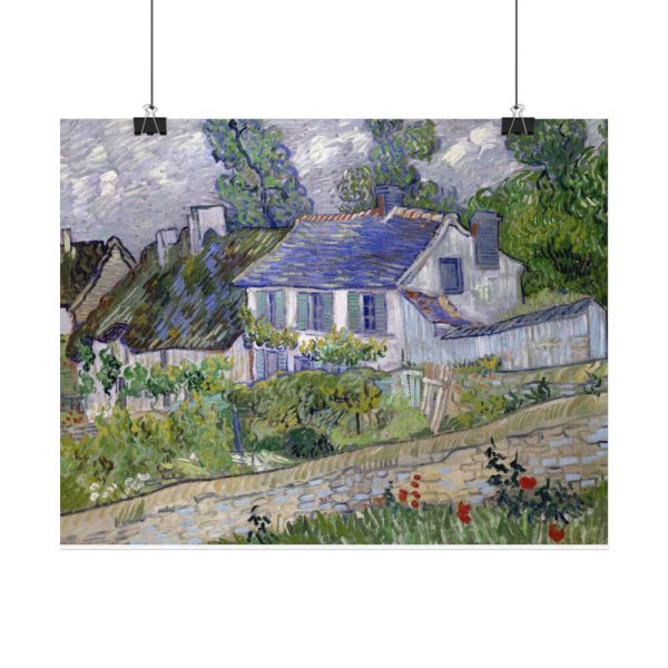 Vincent van Gogh's Houses at Auvers Poster