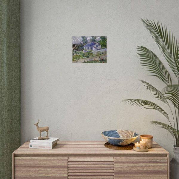 Vincent van Gogh's Houses at Auvers Poster