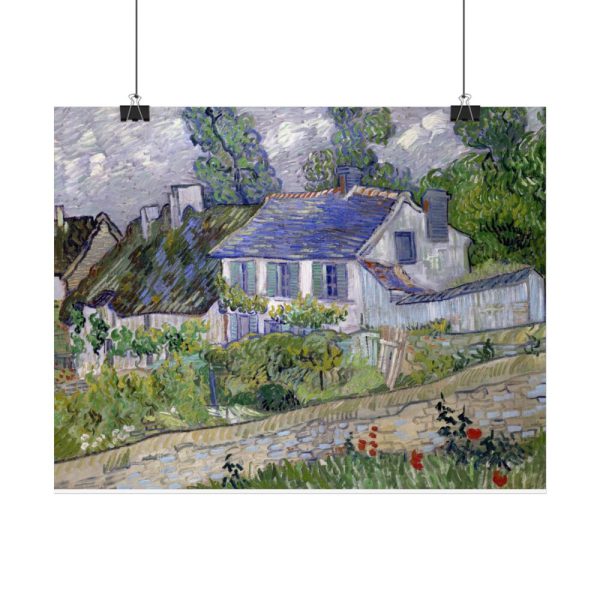 Vincent van Gogh's Houses at Auvers Poster