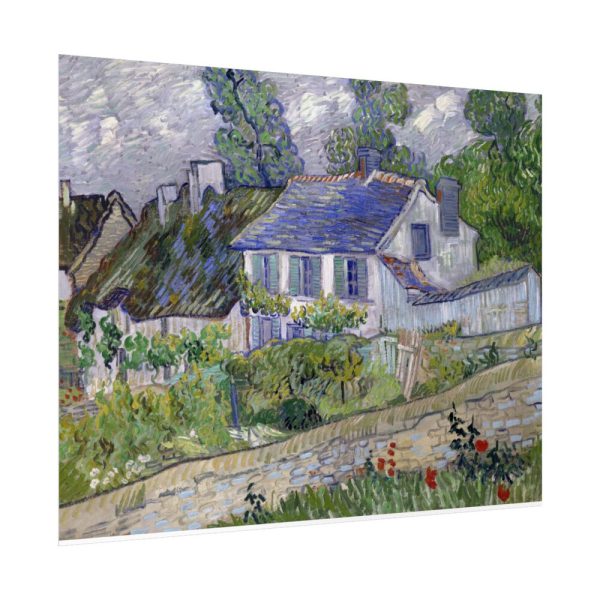 Vincent van Gogh's Houses at Auvers Poster