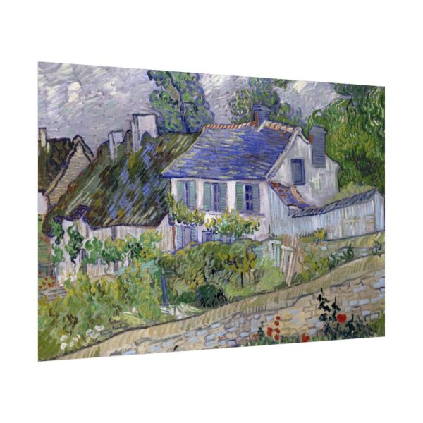 Vincent van Gogh's Houses at Auvers Poster
