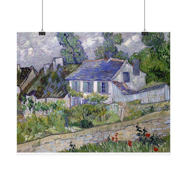 Vincent van Gogh's Houses at Auvers Poster