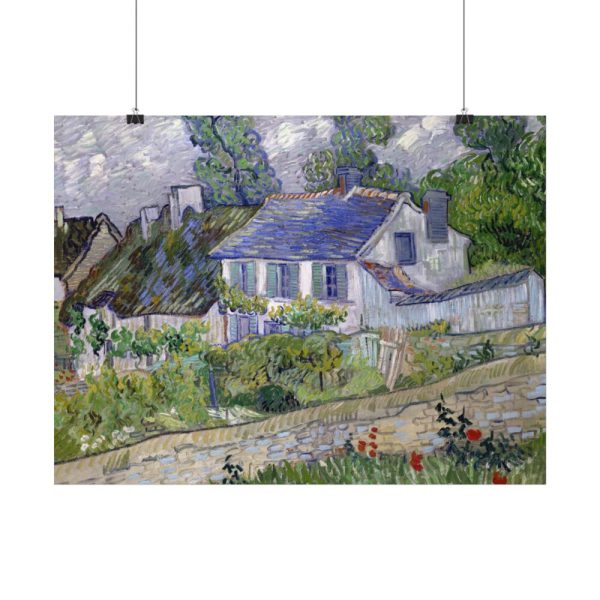 Vincent van Gogh's Houses at Auvers Poster