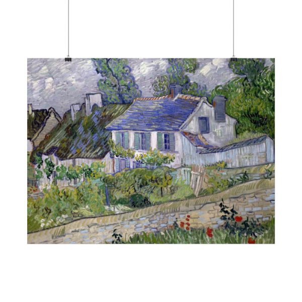 Vincent van Gogh's Houses at Auvers Poster