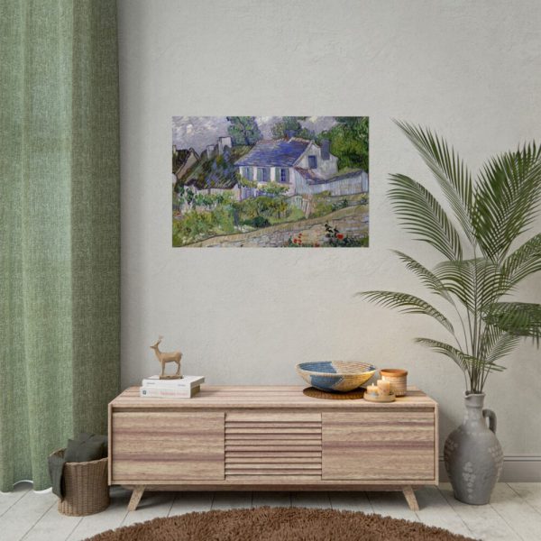 Vincent van Gogh's Houses at Auvers Poster