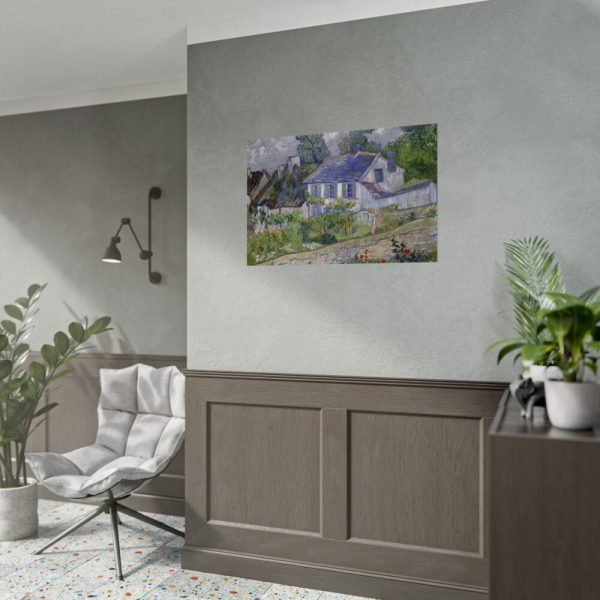 Vincent van Gogh's Houses at Auvers Poster