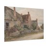 Thatched Cottage with Barn Adjoining Poster