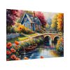 92408-132.jpg Cottage By A River Poster