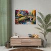 92408-133.jpg Cottage By A River Poster
