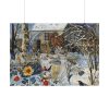 92408-136.jpg Winter Snow Whimsical Landscape Art Poster