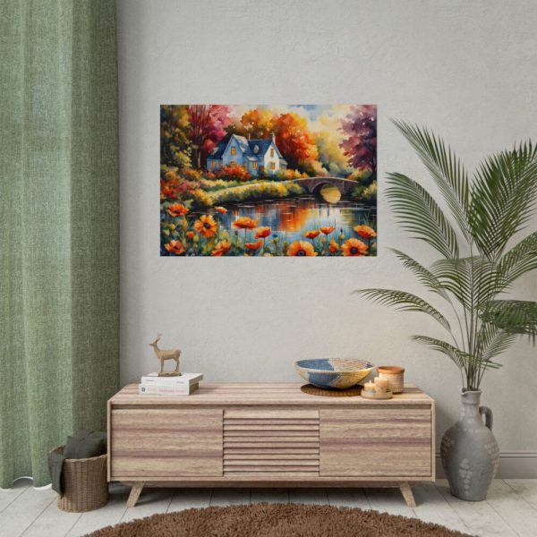 Riverside Cottage Poster