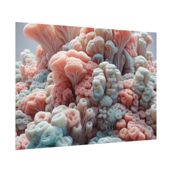 92408-202.jpg Close-Up of Intricate Coral Structures Poster