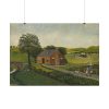 92408-21.jpg Cottage on the Farm Poster
