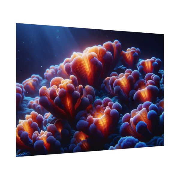 92408-222.jpg Vibrant and Dynamic Texture of Marine Corals Poster