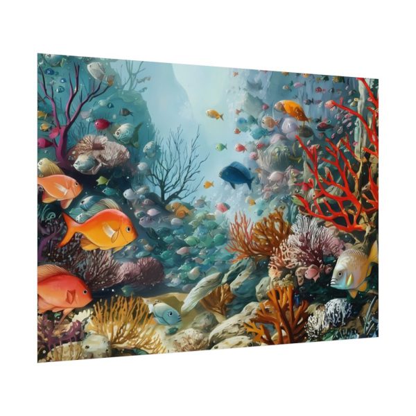 Vibrant Marine Life Scene I Poster
