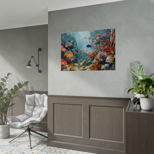 Vibrant Marine Life Scene I Poster