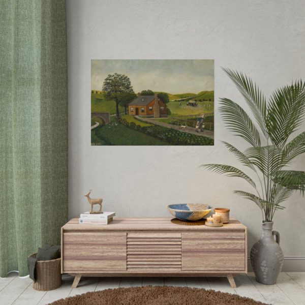 92408-23.jpg Cottage on the Farm Poster