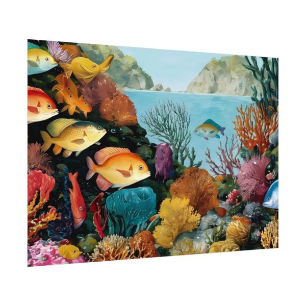 92408-232.jpg Vibrant Marine Life Scene II Poster