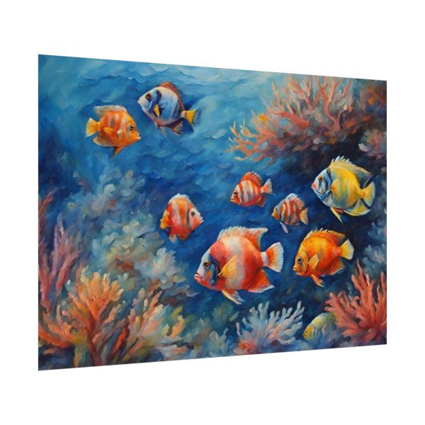 Tropical Fish And Coral Poster