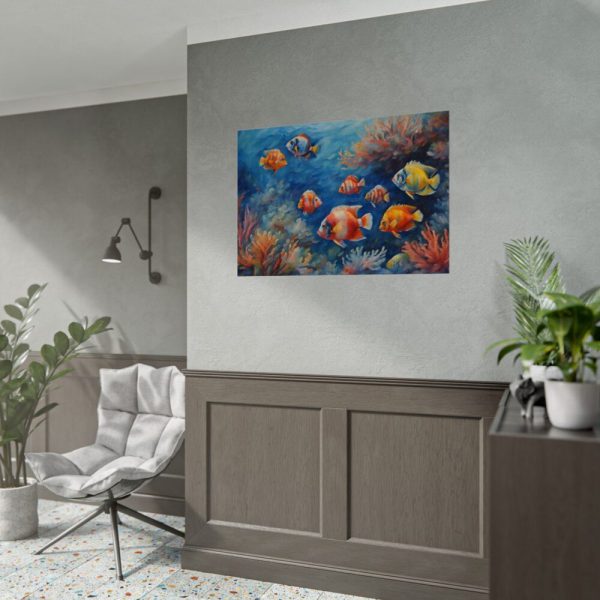 Tropical Fish And Coral Poster
