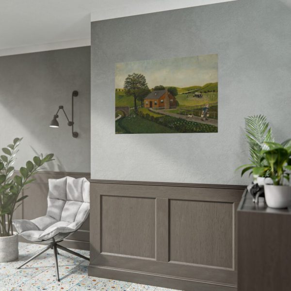92408-24.jpg Cottage on the Farm Poster