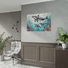 92408-244.jpg Watercolor Whales Under The Sea Poster