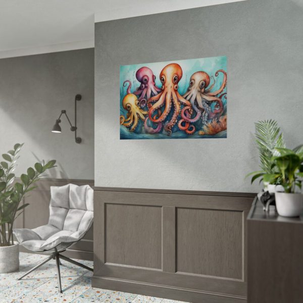 92408-249.jpg Cute Art Of Cartoon Octopuses Poster