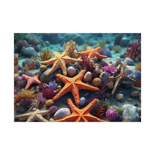 92408-250.jpg Assortment Of Colorful Starfish Poster