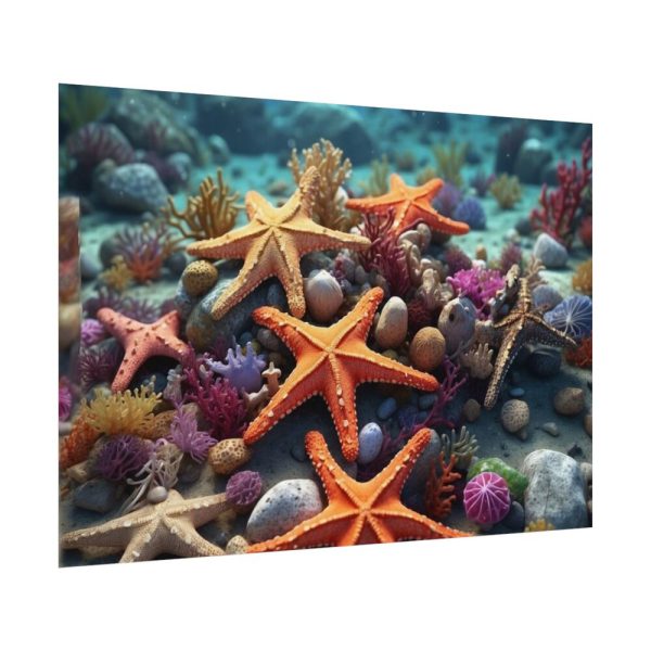 92408-252.jpg Assortment Of Colorful Starfish Poster