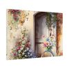 Watercolor Floral Front Door Bike Poster