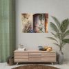 Watercolor Floral Front Door Bike Poster