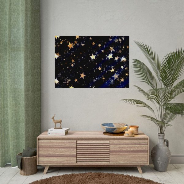 92408-333.jpg Yellow Stars Poster