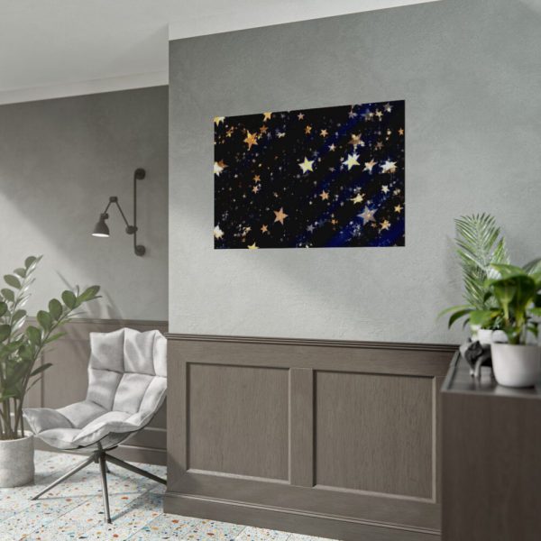 92408-334.jpg Yellow Stars Poster