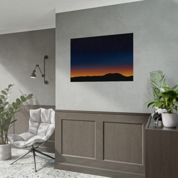 92408-354.jpg Stars in Night Sky Poster