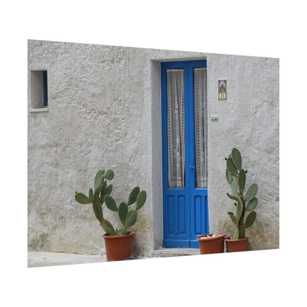 92408-382.jpg Old Blue Door Poster