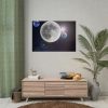 92408-408.jpg Moon in Galaxy Poster