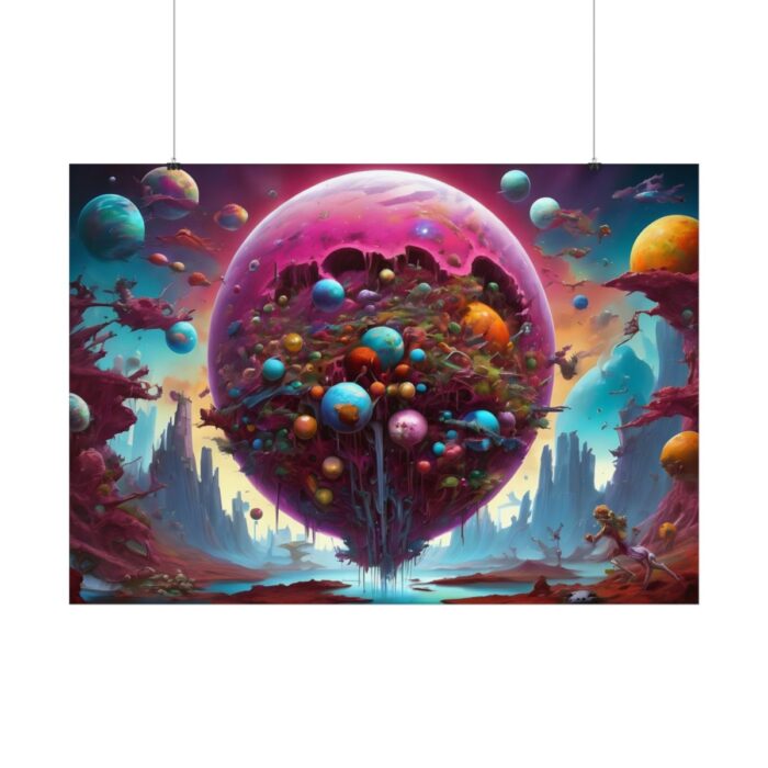 Planet Surreal World Fantasy Poster - Image 2