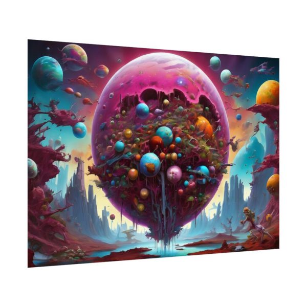 Planet Surreal World Fantasy Poster