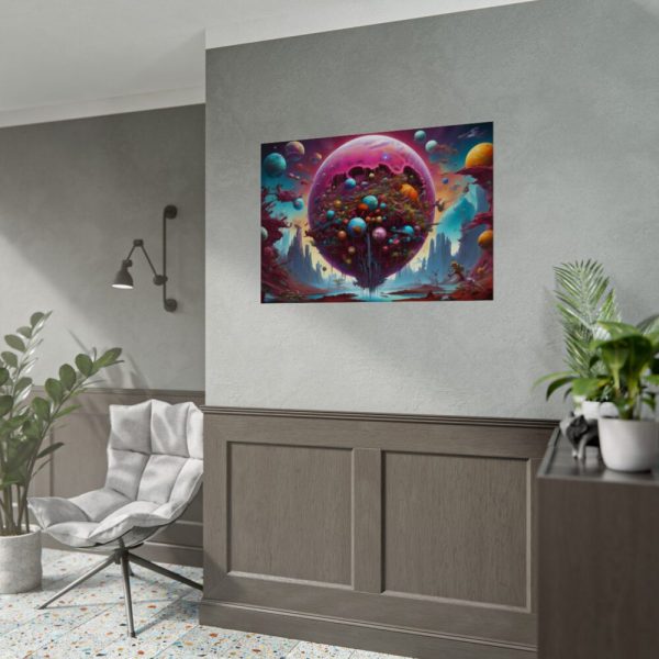 Planet Surreal World Fantasy Poster