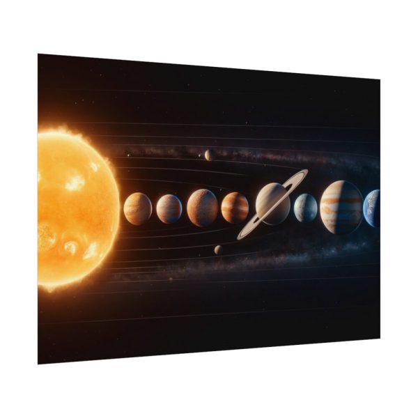 92408-522.jpg Solar System With Nine Planets Poster