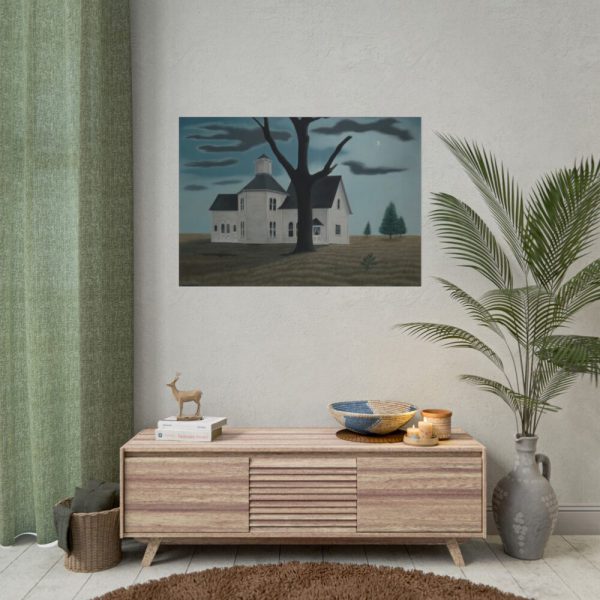 92408-83.jpg Old House, New Moon by George Ault Poster