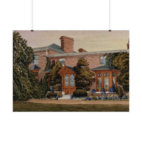 92408-91.jpg Victorian Villa Seen From the Front Poster