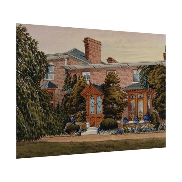 92408-92.jpg Victorian Villa Seen From the Front Poster