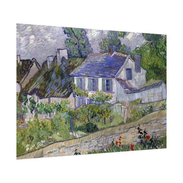 Vincent van Gogh's Houses at Auvers Poster