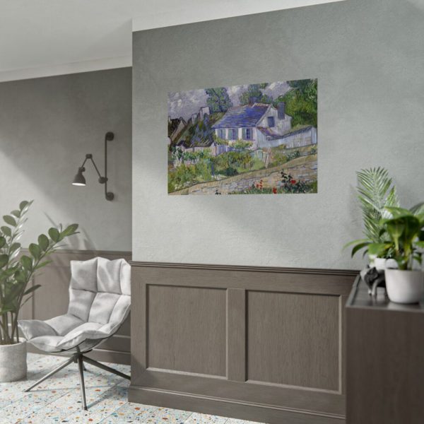 Vincent van Gogh's Houses at Auvers Poster