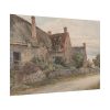 Thatched Cottage with Barn Adjoining Poster